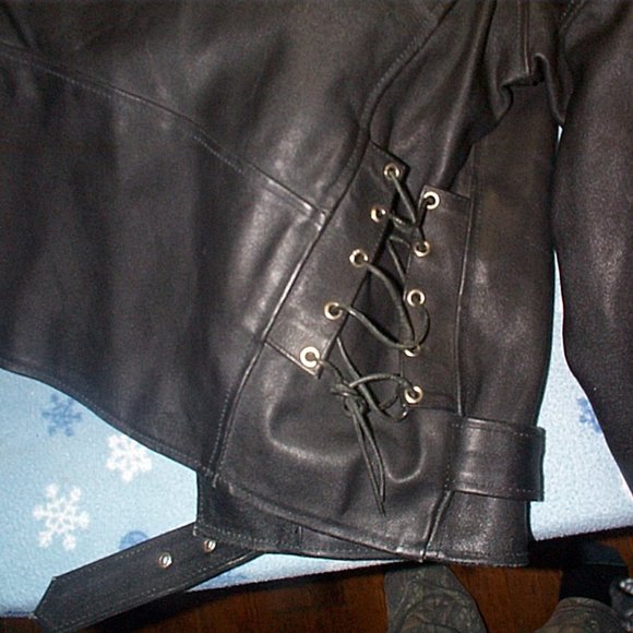 Vintage Big O Boy leather motorcycle Biker Jacket Old Skool - Picture 5 of 6